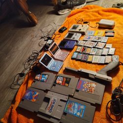 Nintendo Games And Game Boys