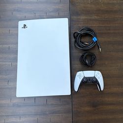 PS5 Disc Edition – Excellent Condition – Controller & Cables Included