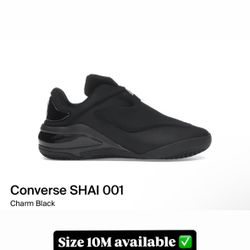 Size 10M Converse SHAI 001 Charm Black