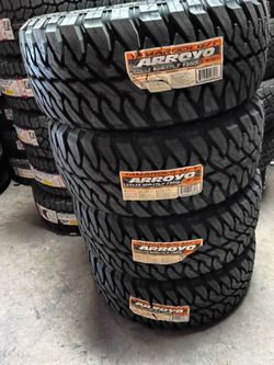 33×12,50R17 LT ARROYO MT new tires and for 4 llantas nuevas instaladas y balanceadas open day 7
