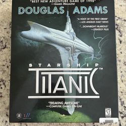 Douglas Adam’s Starship Titanic (1998, CD-ROM) Video Computer Game - New Sealed   