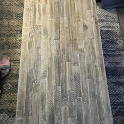 Distressed Wood Coffee And 2 End Tables 