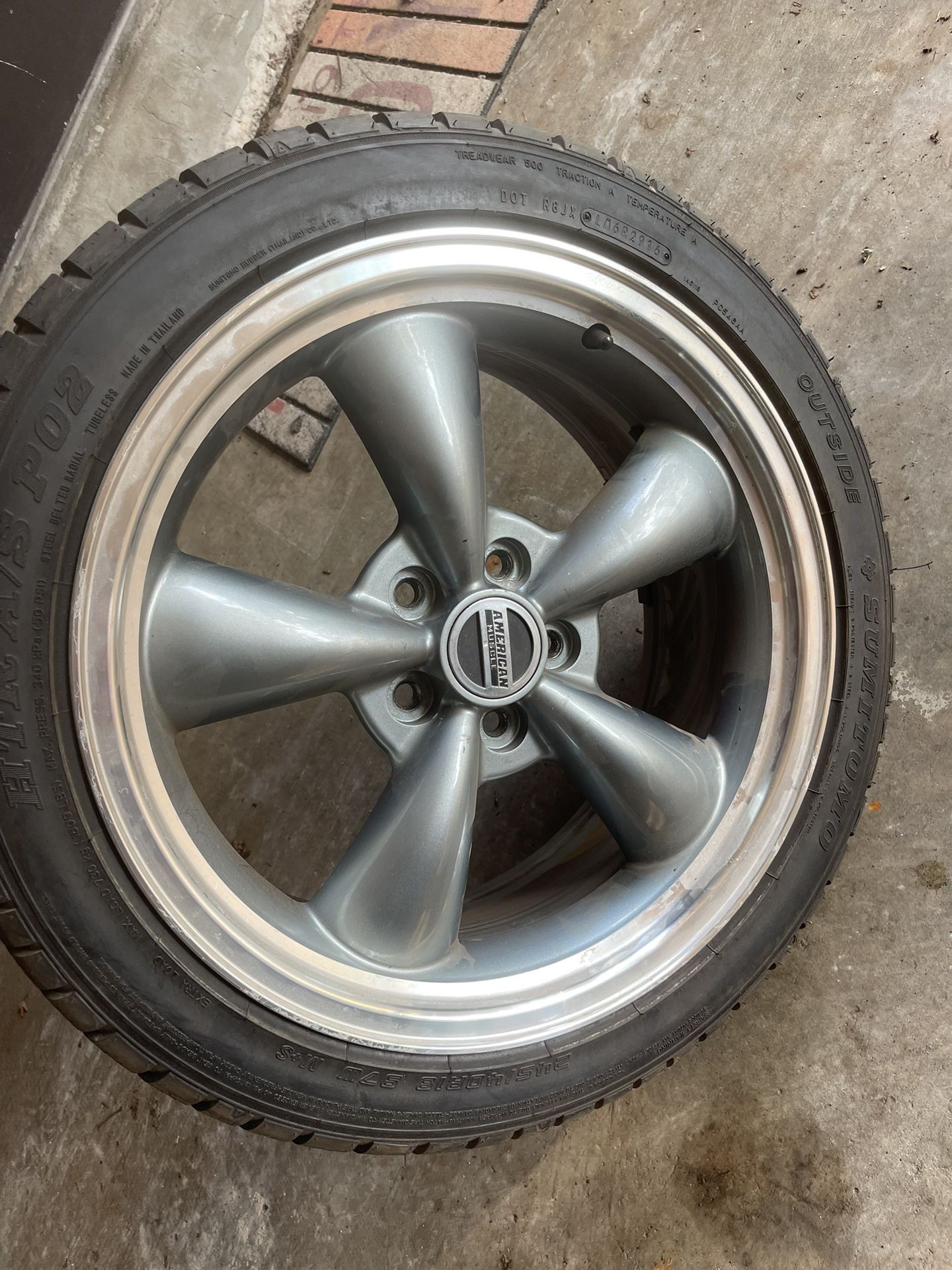 Mustang Bullet style wheels 18X8
