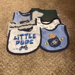 Carter’s Boy Bibs Multi Infant /Up