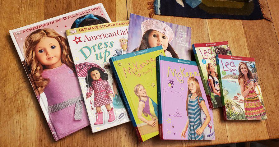 Set of American Girl doll books
