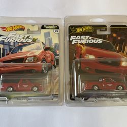 Hot Wheels Fast And Furious Premiums Ford F-150 SVT Lightning In Protectors