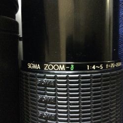 75 To 250 Mm Sigma Zoom