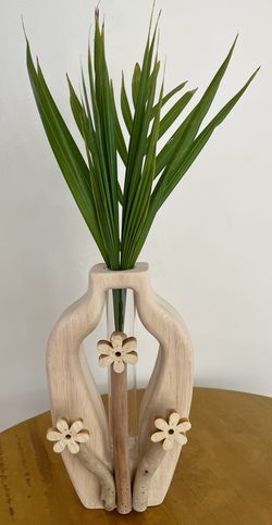 Wood and Glass Vase, Propagation Station NEW