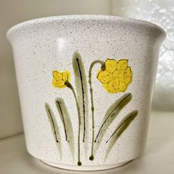 7-inch Ceramic Floral Planter