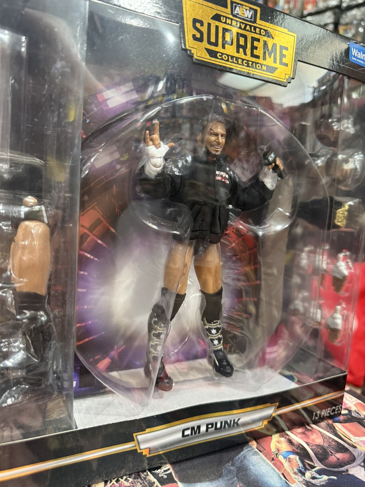 AEW Supreme Cm Punk Action Figure WWE