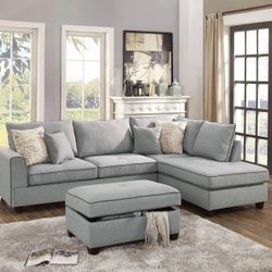 3PC Sectional (ottoman Included)