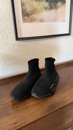 MEN'S SPEED 2.0 RECYCLED KNIT SNEAKER IN BLACK in size 12