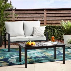 3pc Outdoor Patio Set With Cushions NEW 