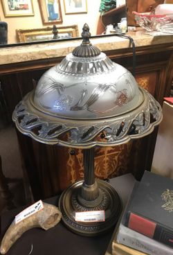 Lead Glass Table Lamp