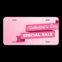 License Plate Novelty Car Front Valentine'S Day
