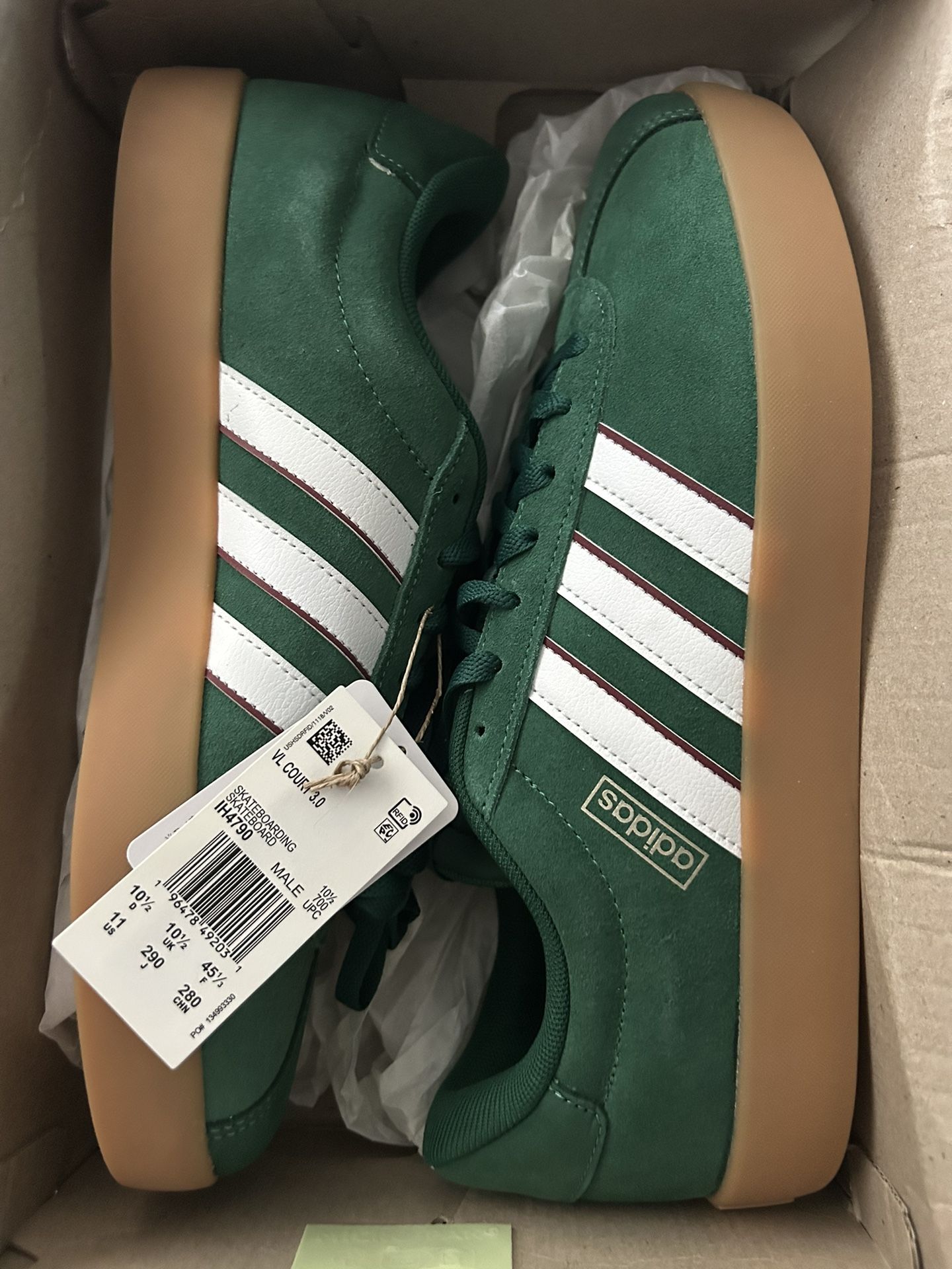 Brand New Adidas VL Court 3.0 Size 11