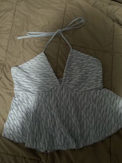 SHEIN halter neck top
