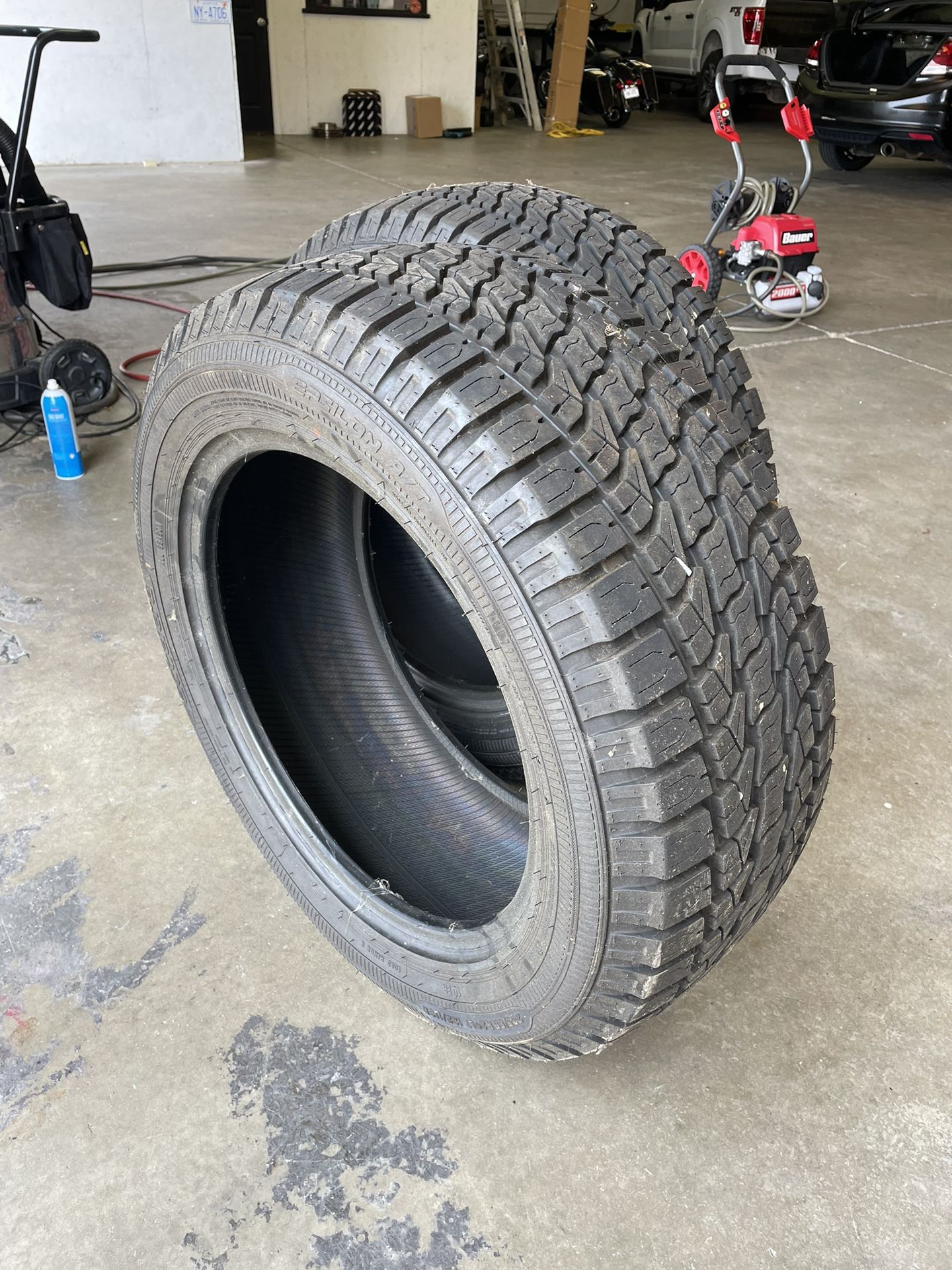2 New Epsilon A/T 285/55R20LT Tires