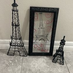 Paris Decorations All Three For $15