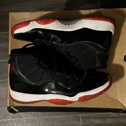 Jordan 11 retro bred size 11