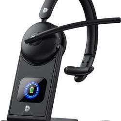 Wireless Headset with Mic — AI Noise Cancelling