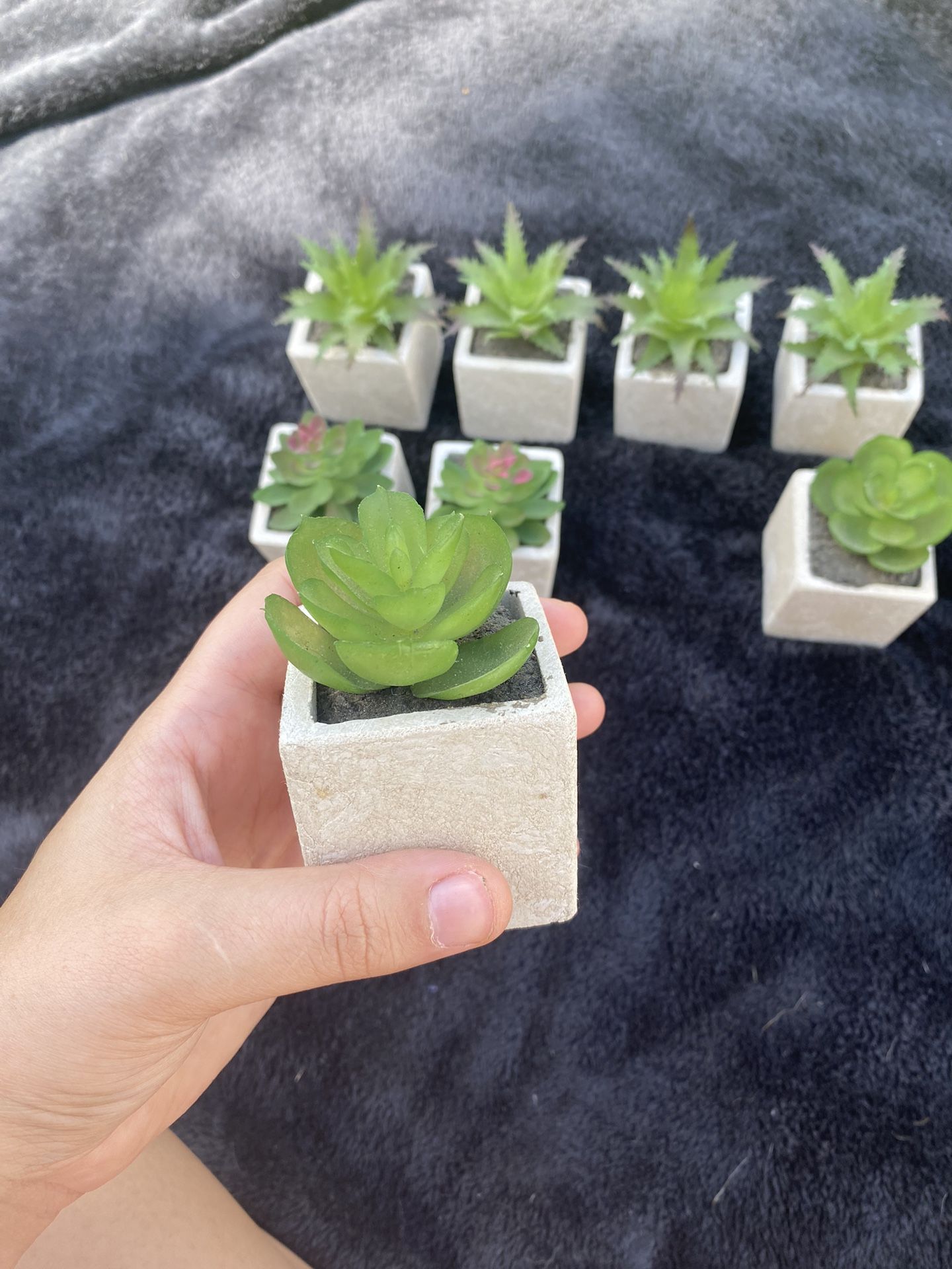 8 Piece Fake Plant Decor
