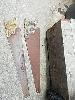 old tools disston wood hand saw