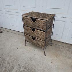 Outside storage with iron frame