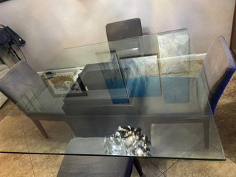 8 Chair Dining Room Table Glass
