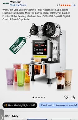 WantJoin Automatic Cup Sealer Machine