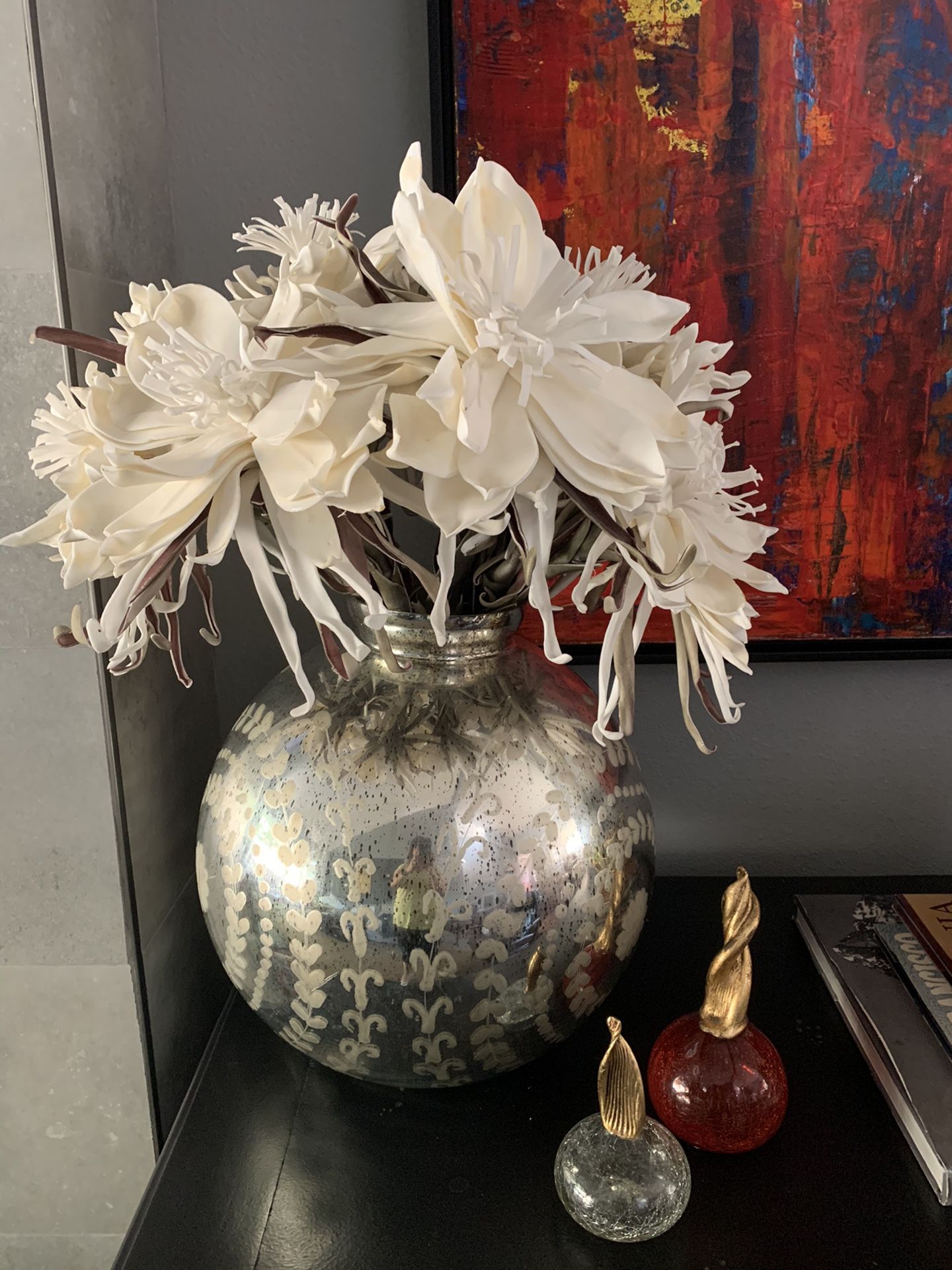 Vase and Flower Arrangement from Z Gallerie