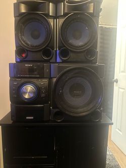 Sony stereo with subwoofer
