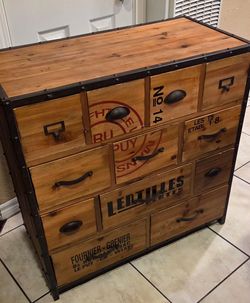 Industrial Apothecary Style Dresser