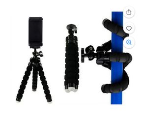 6.5" inch Flexible Tripod With Universal Mount for Smartphones