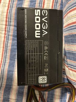 EVGA 500W 80 Plus Power Supply