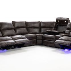 7 Piece Power Reclining Sectional