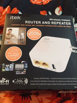 WiFi Router And repeater