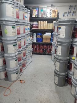 Paint and prep. materials