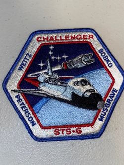 Challenger STS-6 Mission L Patch NASA National Aeronautics Space Administration