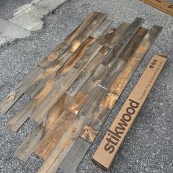 Stickwood Reclaimed wood Stick On Boards For wall Decoration 