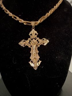 14k Gold Cross pedant