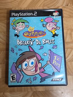 👨‍👩‍👧  Fairly Odd Parents: Breakin' Da Rules CIB (PS2) 👩
