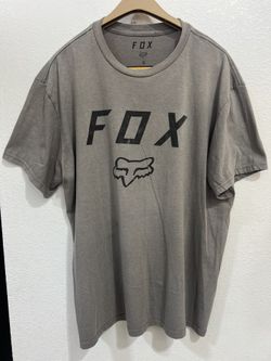 Vintage Y2K Fox Racing Moto T-Shirt Faded Gray Mens Size XL Motorsport Marked