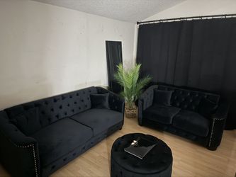 2 Piece Sofa Set With Ottoman