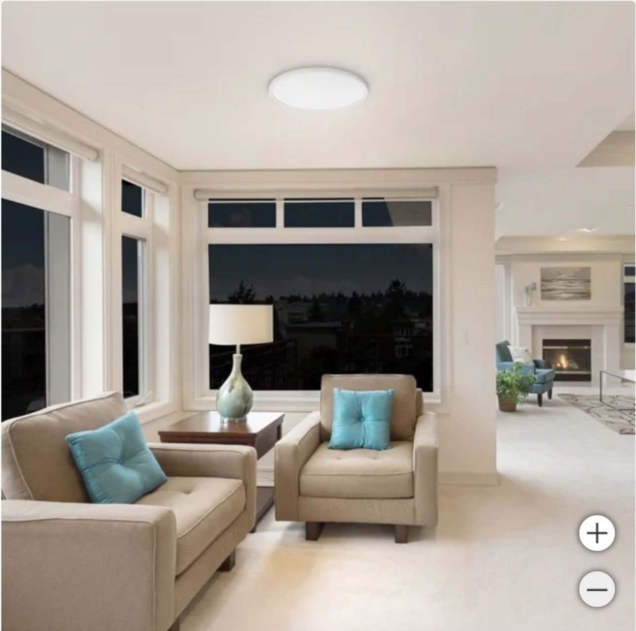 FREE DELIVERY KODA Slim 15"LED Ceiling Light With Adjustable Color Temperature