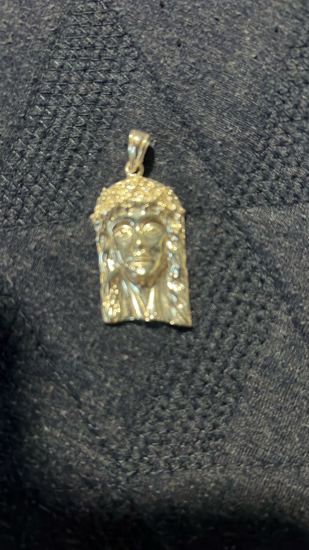 .925 Sterling Silver Jesus Pendant