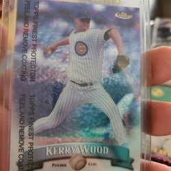 Kerry Wood 1998 Topps Finest Rookie Baseball Card 