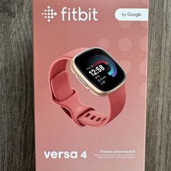 NEW Sealed FitBit Versa 4 Fitness Smartwatch - Pink