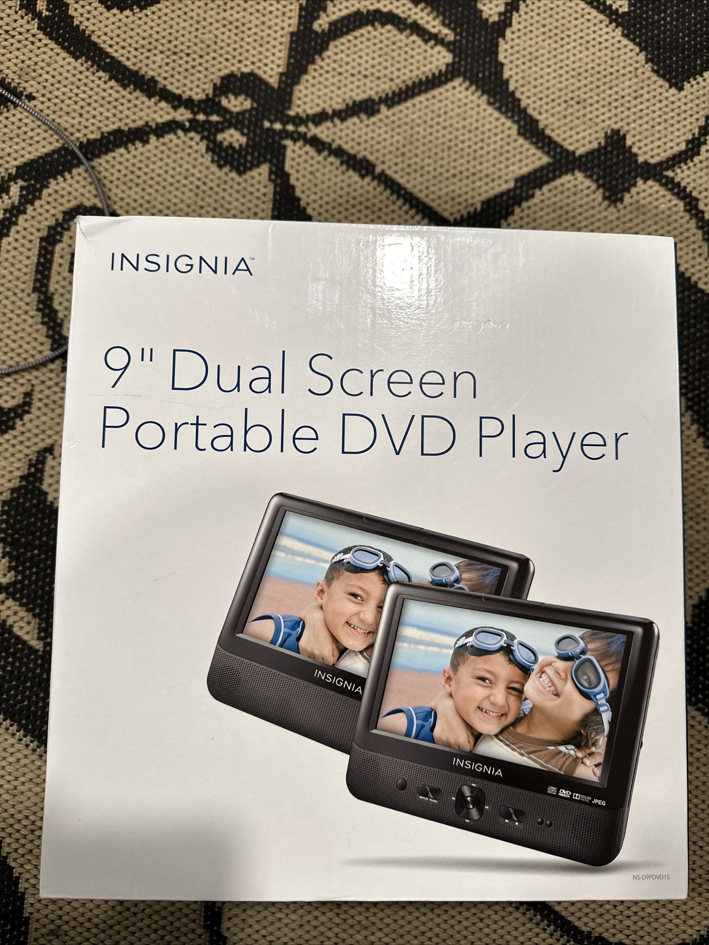 Insignia 9” Dual Screen DVD Player