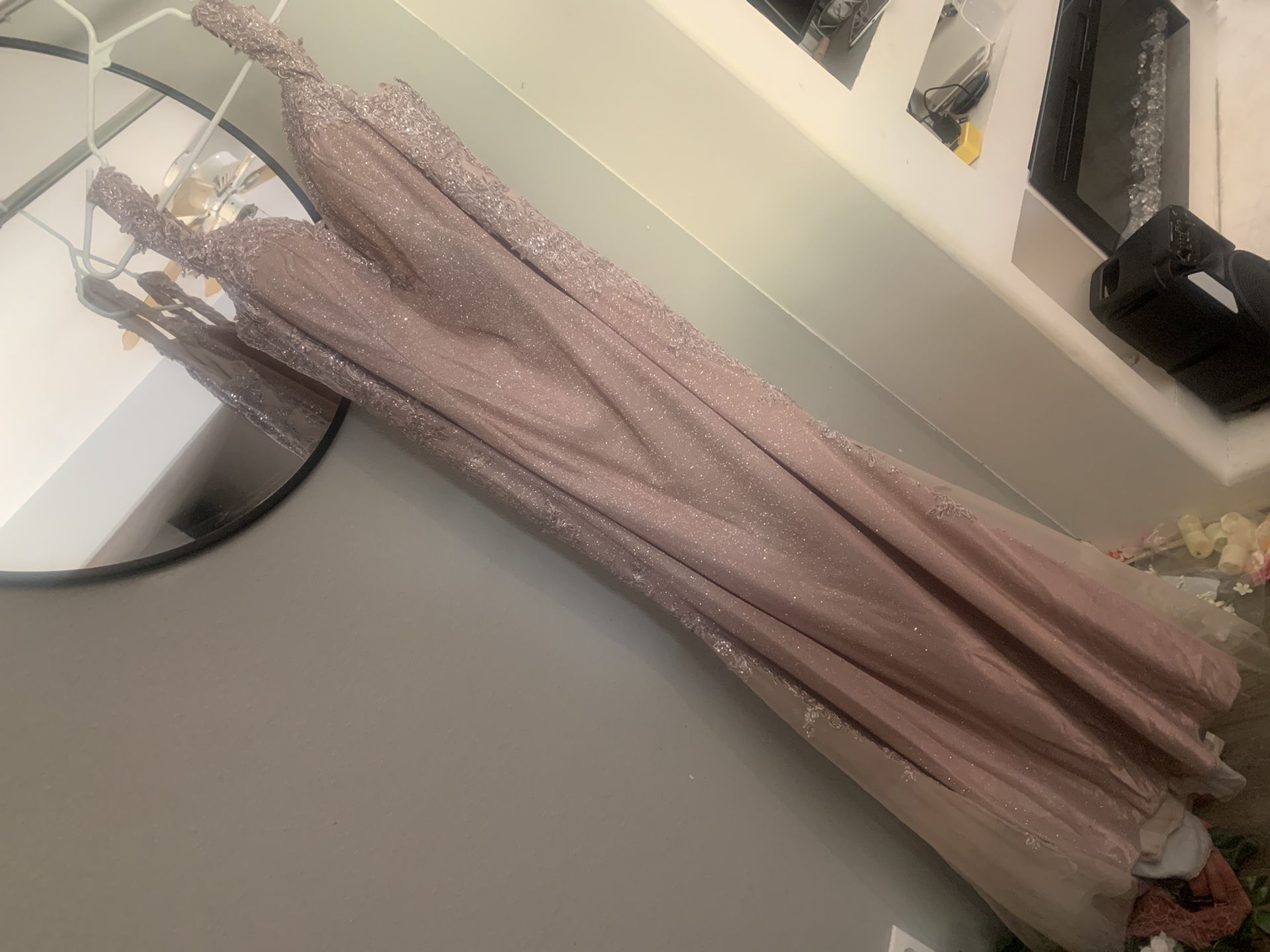 Mauve Pink Gown 